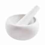 Mortier et pilon en marbre