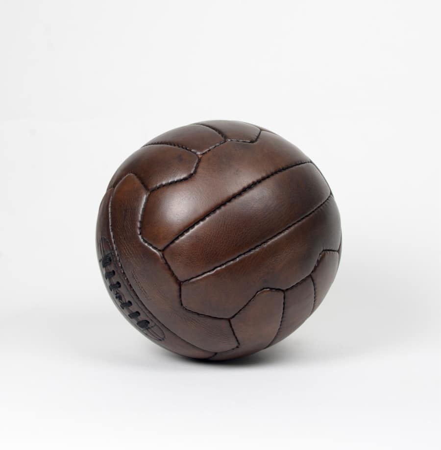 Ballon De Football Vintage Inter 115 Ans - Taille 5, Cuir Synthétique, Inscription Or - Pompe Incluse, Objet Collection
