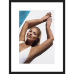 Kate Moss at the pool 60x80