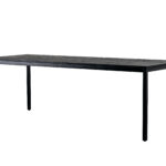 Table à manger Sacramento noire 230cm