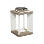 Lanterne solaire TECKALU BLANC 36.5 cm