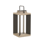 Lanterne solaire TECKALU NOIR 45.5 cm