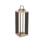 Lanterne solaire TECKALU NOIR 65.5 cm