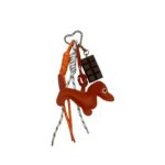 Bijou de sac teckel orange