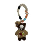Bijou de sac ours chapeau marron