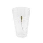 Lampe Cone Transparente L – Lampe à Huile Design et Élégante